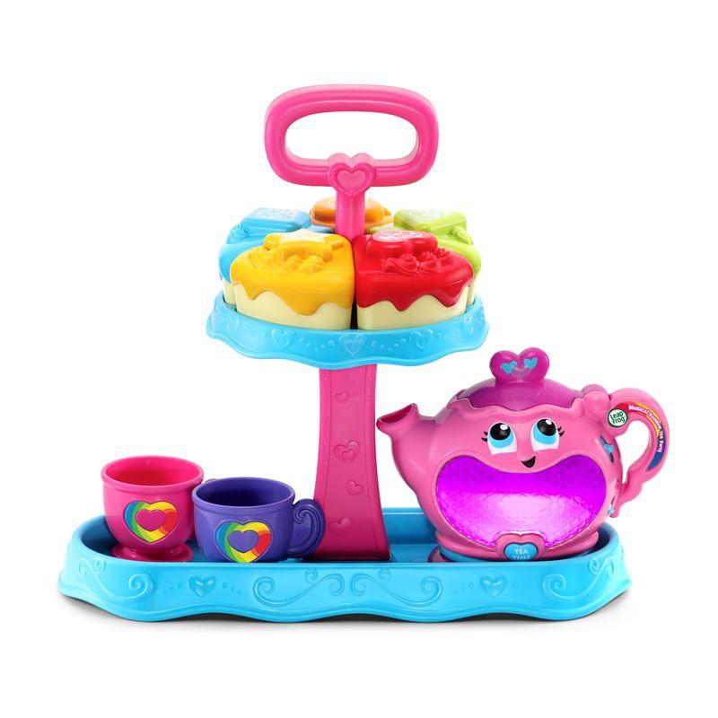 LeapFrog Musical Rainbow Tea Party With Cake Stand | Role Playing Toys | Kitchen Set | 12 mths + | 3 mths local warranty