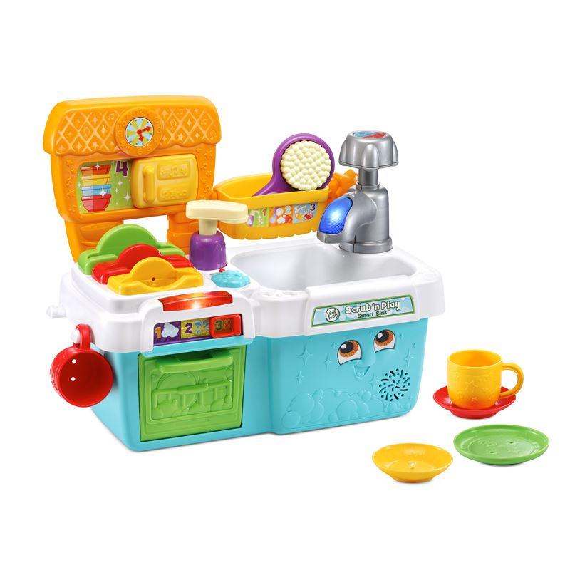 LeapFrog Scrub 'n Play Smart Sink Role Playing Toy | Kitchen Set | 2-5 years | 3 months local warranty