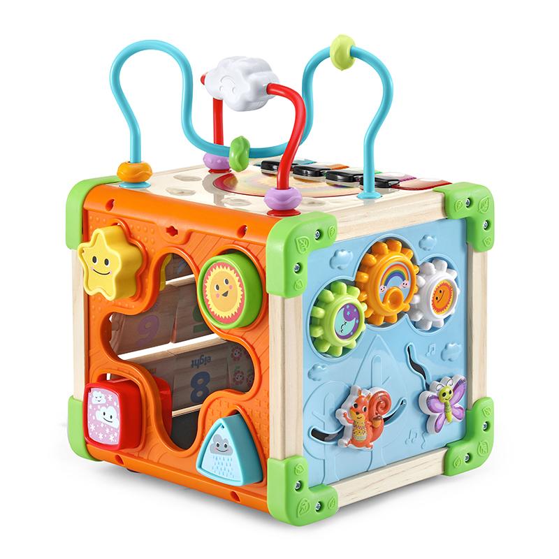 LeapFrog Touch and Learn Wooden Activity Cube | Baby Toy | Early Learning Toy | Wooden Toy | 1 Year or Older