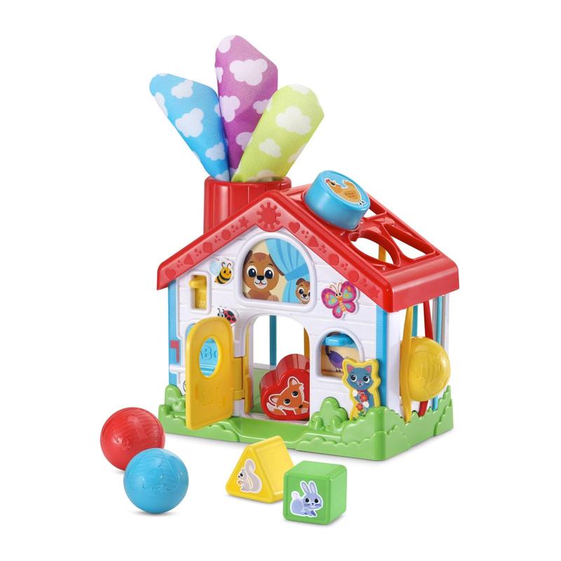 LeapFrog 4-in-1 Discovery House | Shapes Sorter | Baby Toy | Early Learning Toy | 6 months+