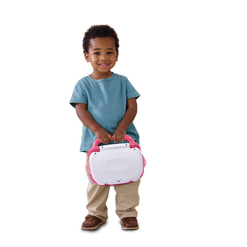 LeapFrog Clic The ABC 123 Laptop - Green / Pink | 3-6 years | 3 months local warranty | Leaptop Toy | Educational Toy | Character Robot Laptop