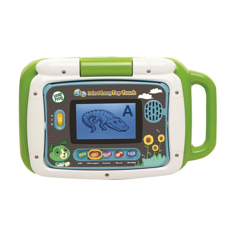 LeapFrog 2-In-1 Leaptop Touch - Green / Pink | Educational Toys | 2-5 years | 3 months local warranty