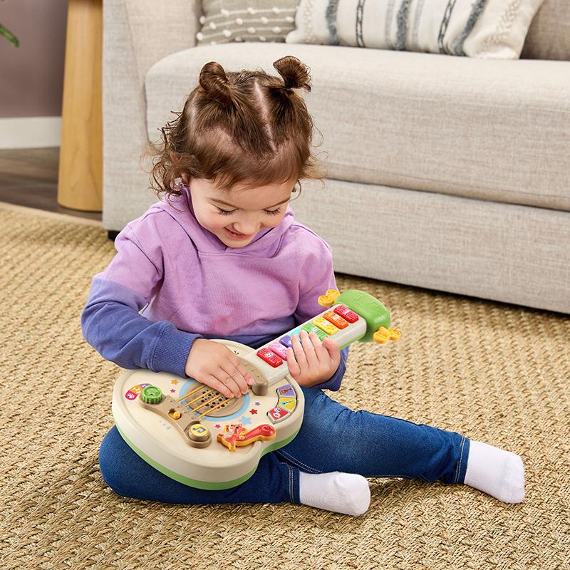 LeapFrog Strum and Count Wooden Guitar | Musical Toy | Wooden Toy | Learning Toy | 18 months
