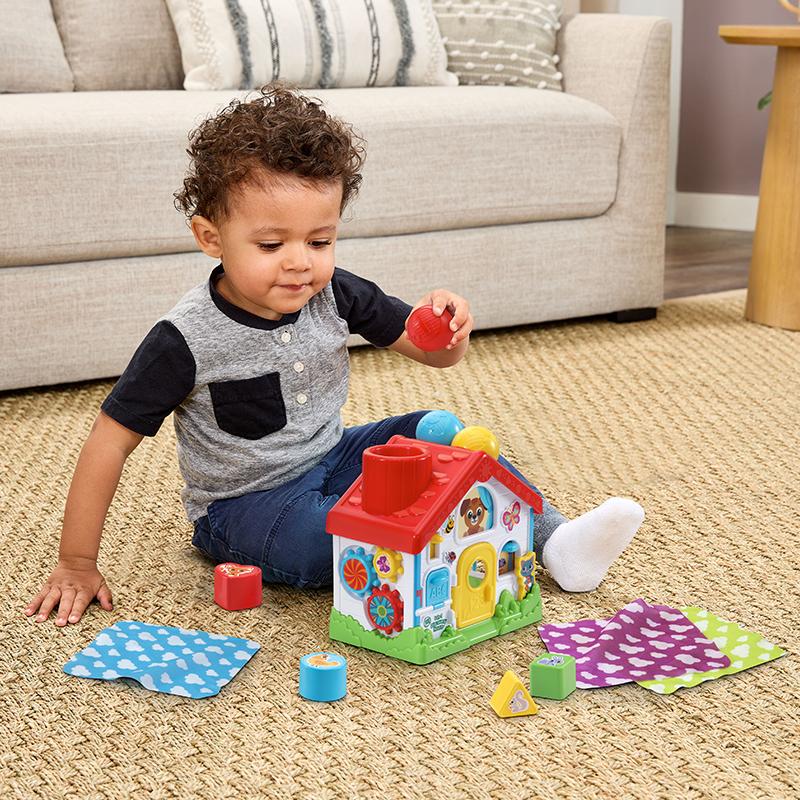 LeapFrog 4-in-1 Discovery House | Shapes Sorter | Baby Toy | Early Learning Toy | 6 months+