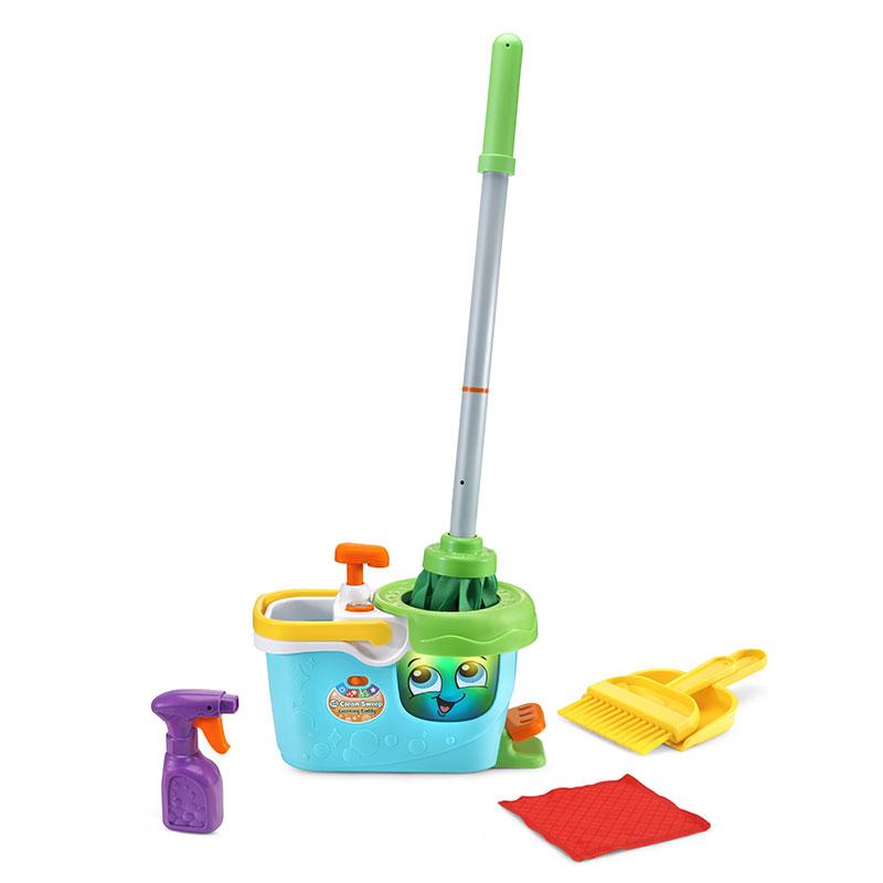 LeapFrog Clean Sweep Learning Caddy | 2-5 years | 3 months local warranty | Pretend Play | Role Playing | Cleaning Set