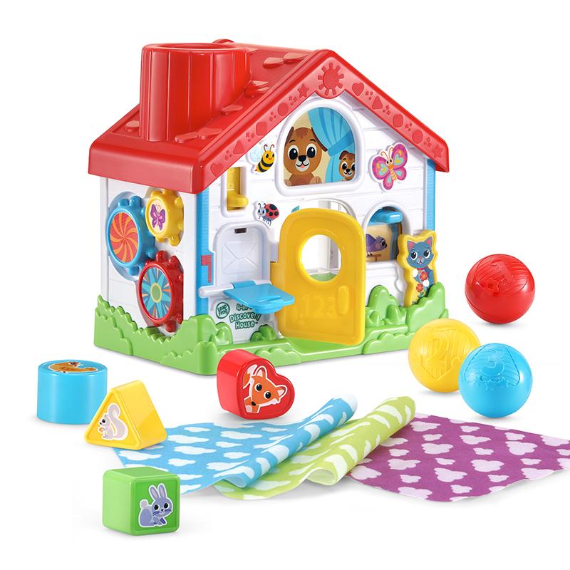 LeapFrog 4-in-1 Discovery House | Shapes Sorter | Baby Toy | Early Learning Toy | 6 months+