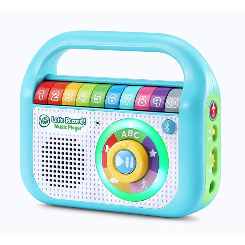 LeapFrog Let's Record! Music Player | Wireless Player | Toy Radio | Bluetooth Player | Educational Toys | 18-48 months
