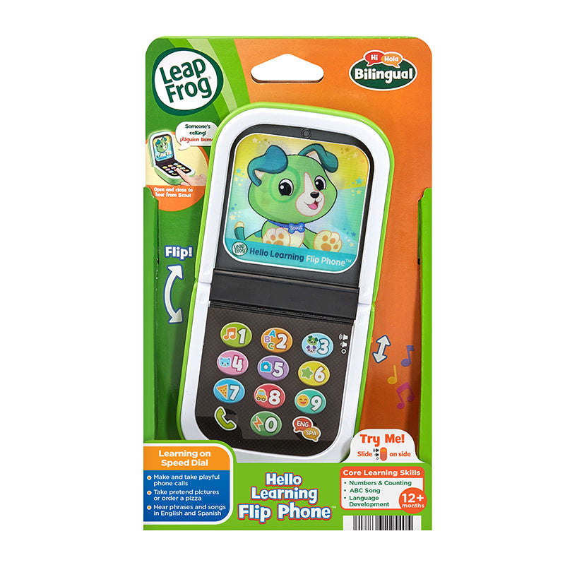 LeapFrog Hello Learning Flip Phone | 12 months+ | Pretend Play | Phone Toy | Early Learning Toy