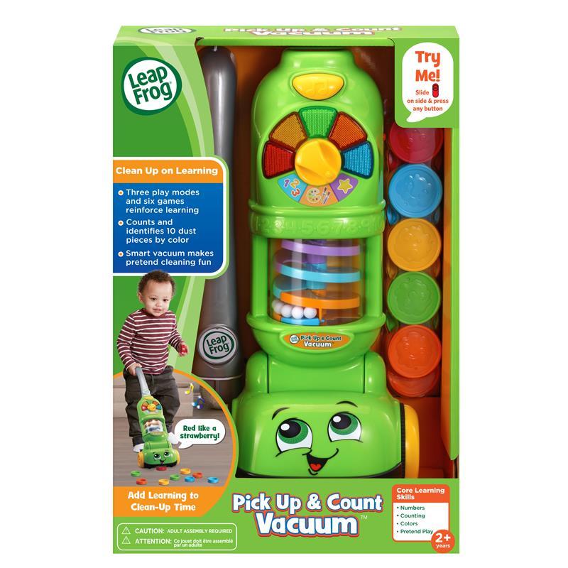 LeapFrog 2 In 1 Pick Up & Count Vacuum Cleaner | Kids Pretend Toy | Educational Toy | 2-5 years | 3 mths local warranty