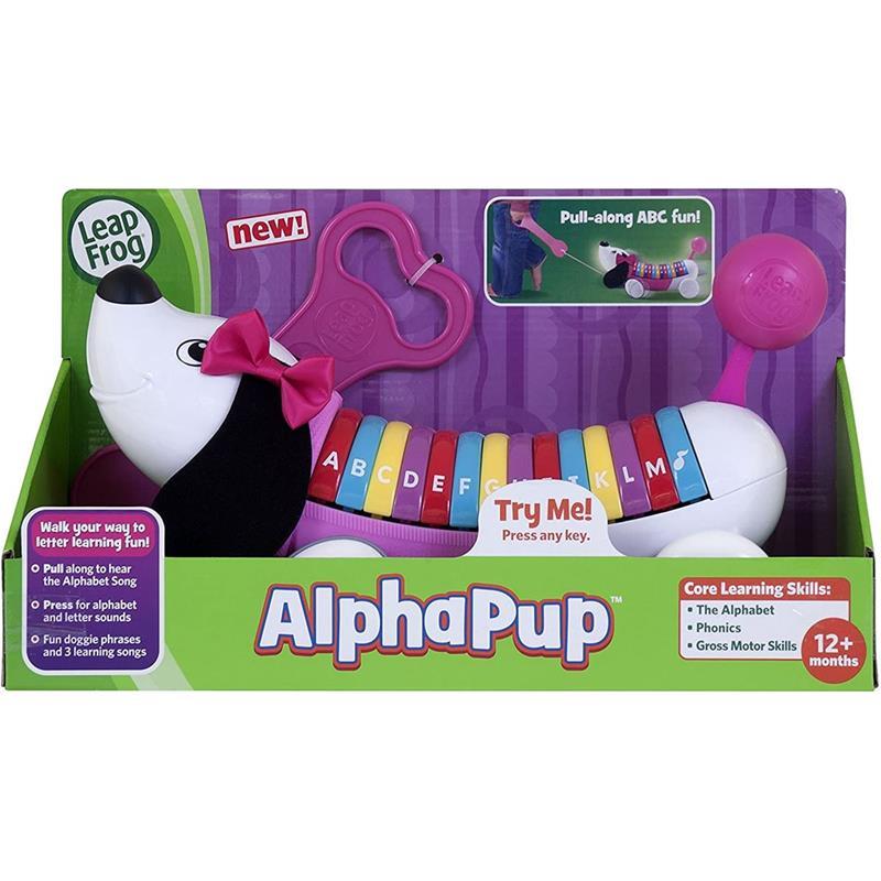 LeapFrog Alphapup - Green/ Pink | Toddler Toys | 12 -36 months | 3 months local warranty