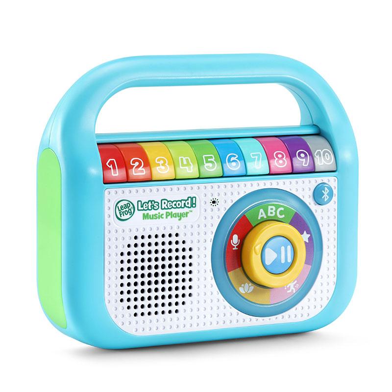 LeapFrog Let's Record! Music Player | Wireless Player | Toy Radio | Bluetooth Player | Educational Toys | 18-48 months