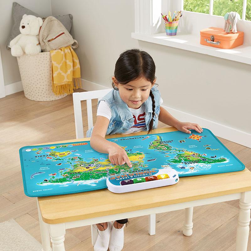 LeapFrog Touch & Learn World Map | 4-7 years | 3 months local warranty | Educational toy | Map Toy | Talking Map