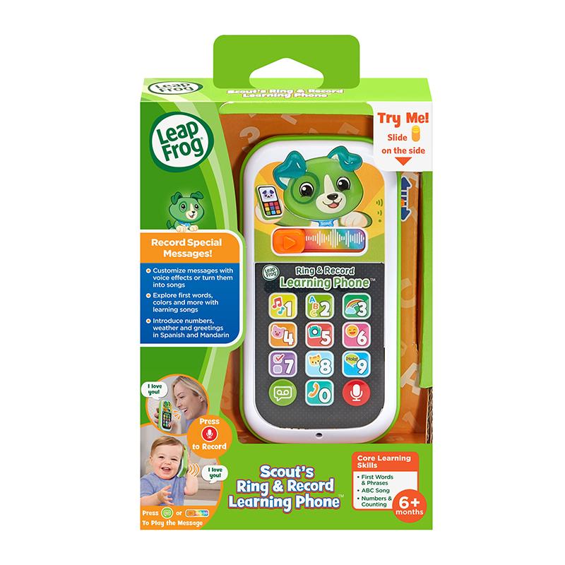 LeapFrog Scout's Ring and Record Learning Phone | Baby Toy Phone | 6 months+
