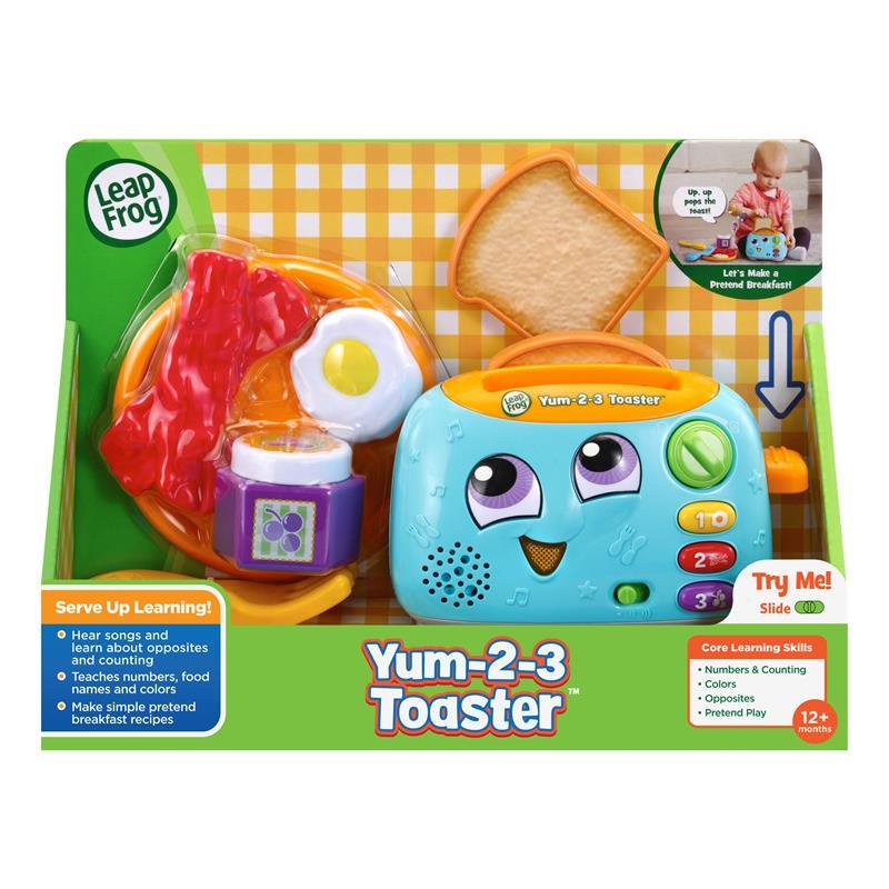 LeapFrog Yum-2-3 Toaster | Role Playing Toys | Kitchen Set | Educational Toys | 1-3 years | 3 months local warranty