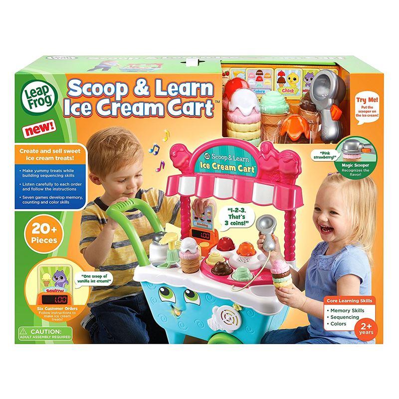 LeapFrog Scoop & Learn Ice Cream Cart | Role Playing Toys | Educational Toys | 2-5 years | 3 month local warranty