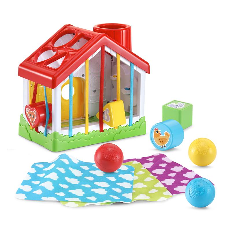 LeapFrog 4-in-1 Discovery House | Shapes Sorter | Baby Toy | Early Learning Toy | 6 months+