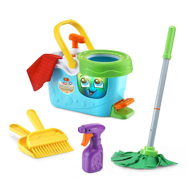 LeapFrog Clean Sweep Learning Caddy | 2-5 years | 3 months local warranty | Pretend Play | Role Playing | Cleaning Set
