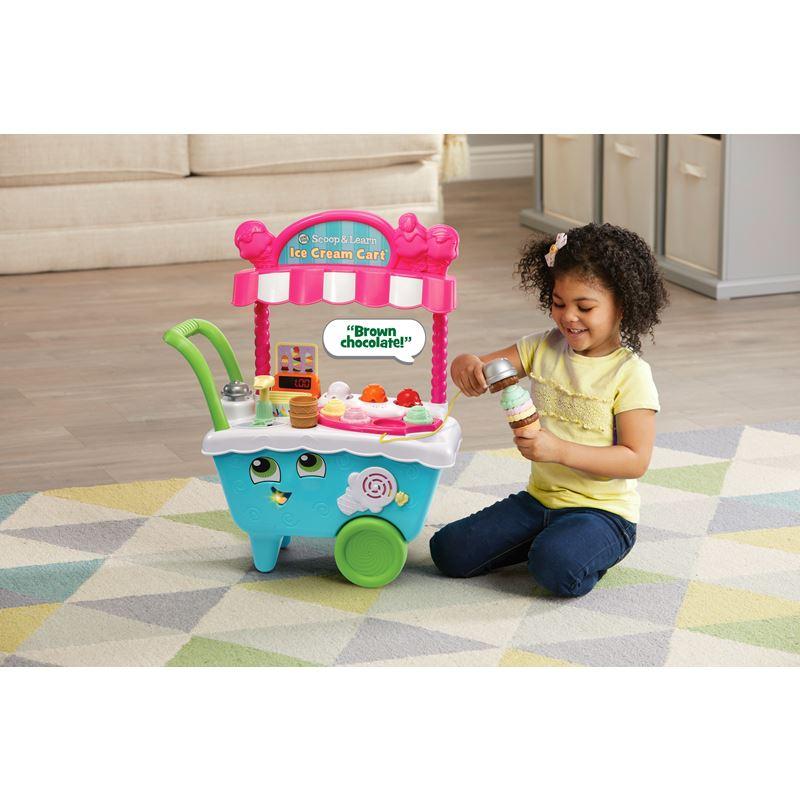 LeapFrog Scoop & Learn Ice Cream Cart | Role Playing Toys | Educational Toys | 2-5 years | 3 month local warranty