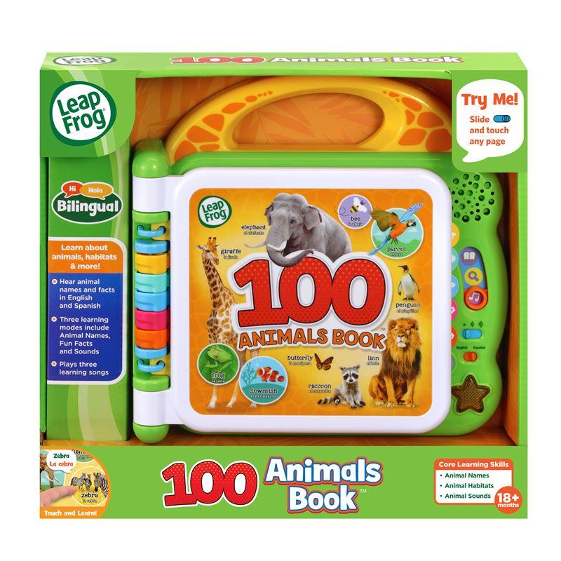 LeapFrog 100 Animals Book Learning Educational Toy | Reading Toys | 18-48 months | 3 months local warranty