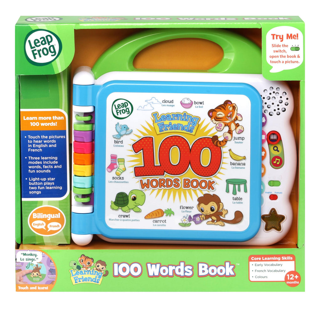 LeapFrog Learning Friends 100 Words Book | 3 months local warranty | 1 - 4 years old