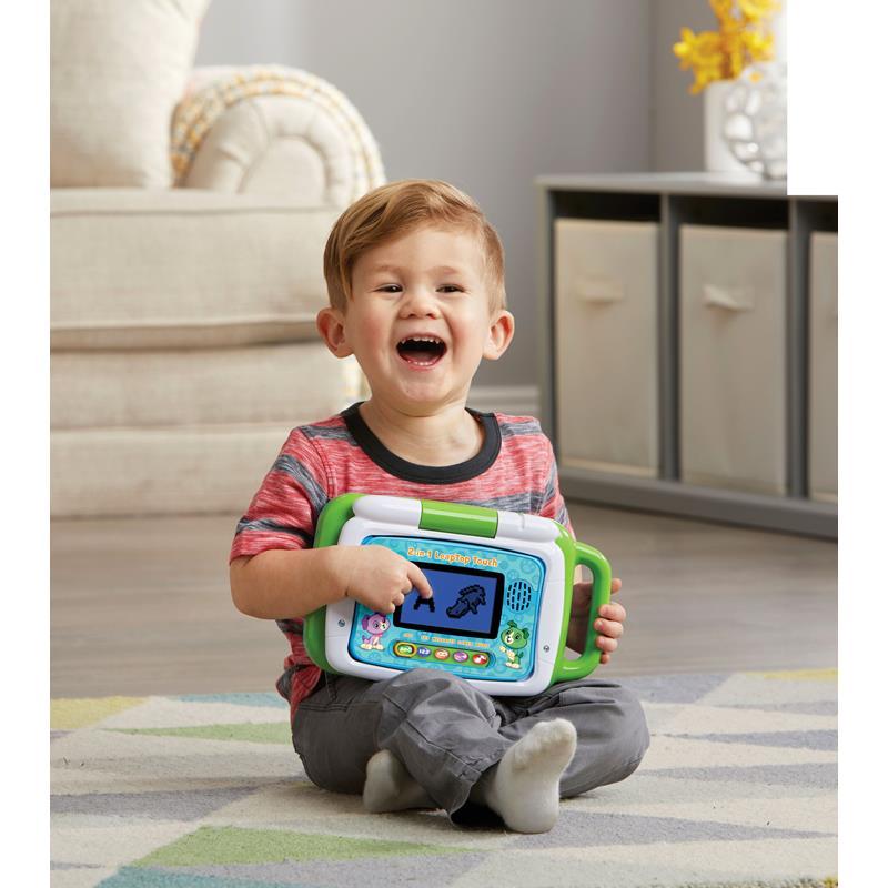 LeapFrog 2-In-1 Leaptop Touch - Green / Pink | Educational Toys | 2-5 years | 3 months local warranty