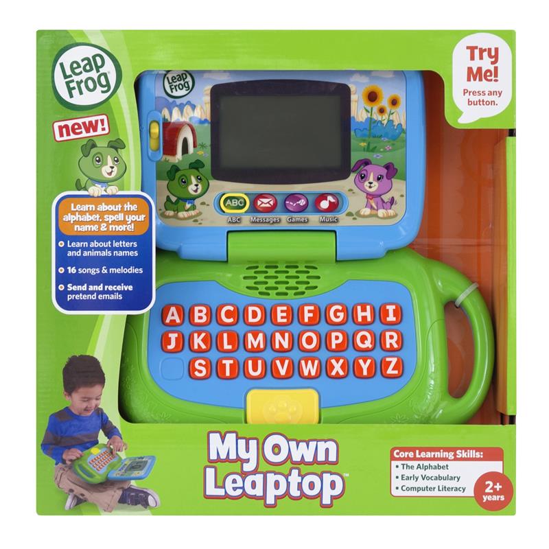 LeapFrog My Own Leaptop - Green / Pink | Educational Toys | 2-4 years | 3 months local warranty