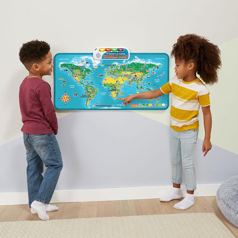 LeapFrog Touch & Learn World Map | 4-7 years | 3 months local warranty | Educational toy | Map Toy | Talking Map