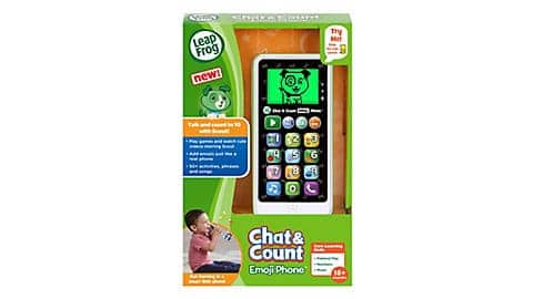 LeapFrog SG-Chat and Count Emoji Green Phone 2