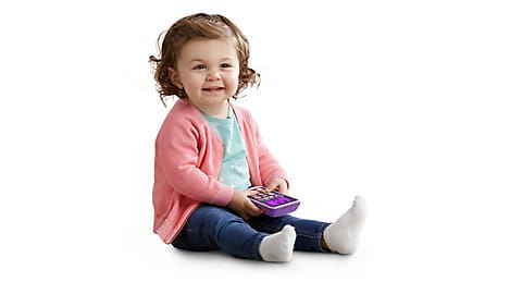 LeapFrog SG-Chat and Count Emoji Purple Phone 3